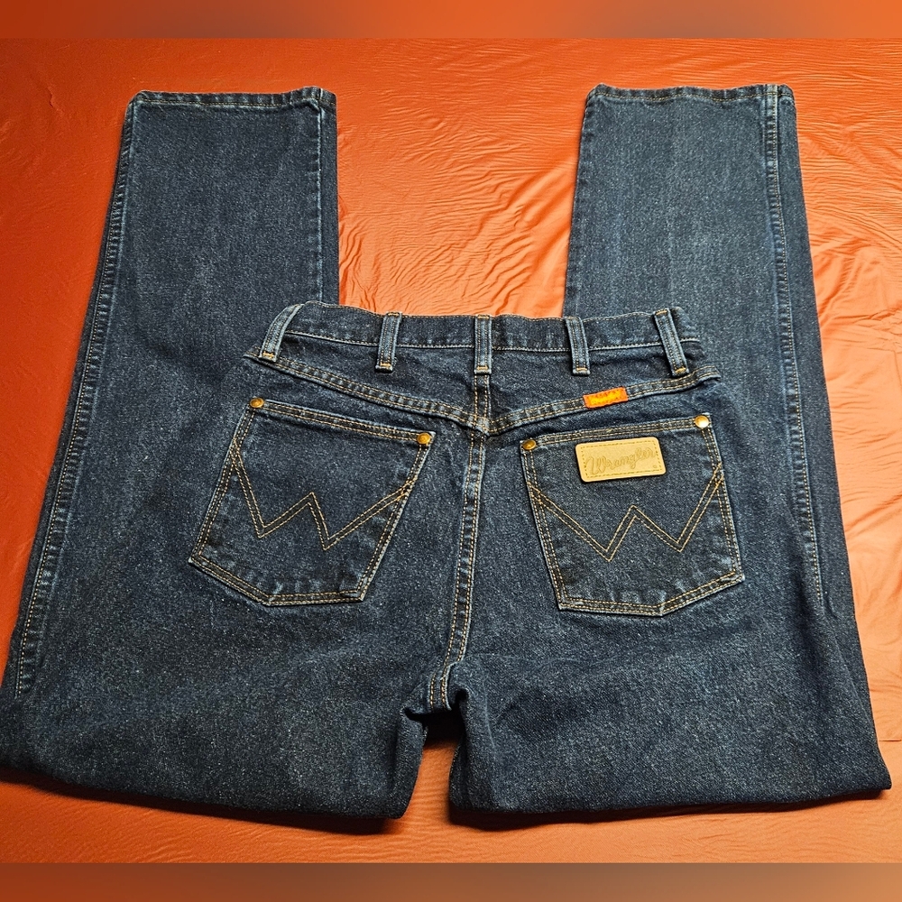 Wranglers Vintage BlueBell sz 7×30 High Waist Cowgirl Rodeo Cut E.U.C.